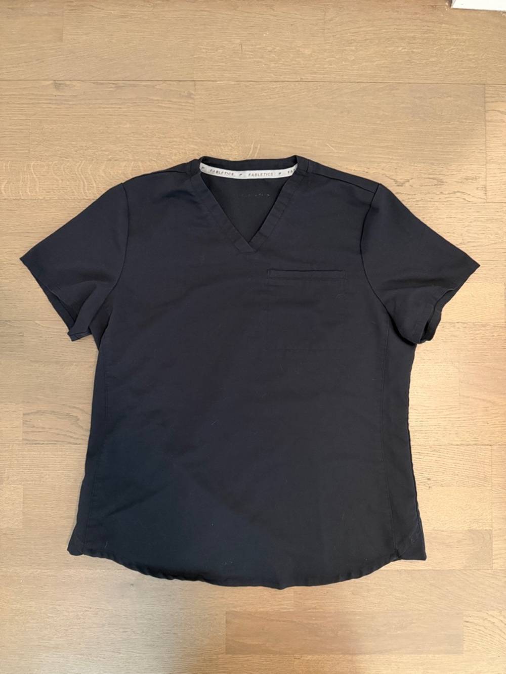 Fabletics Vital Scrub Top in Black - Picture 5 of 7